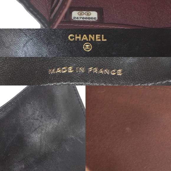 CHANEL Matelasse Long Wallet Lambskin Black - Picture 10 of 10